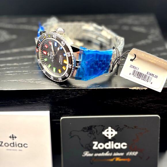 Zodiac x eBay Super Sea Wolf Automatic ZO9311 Limited Edition Diver Style Watch - Picture 9 of 17
